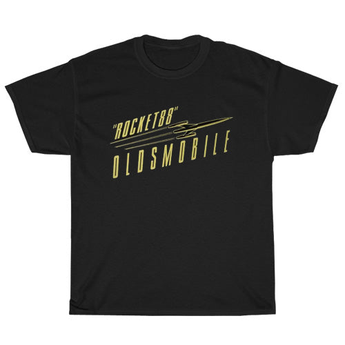 Oldsmobile Logo Active Logo Mens Unisex Short Sleeve Black T-Shirt Size S-3XL