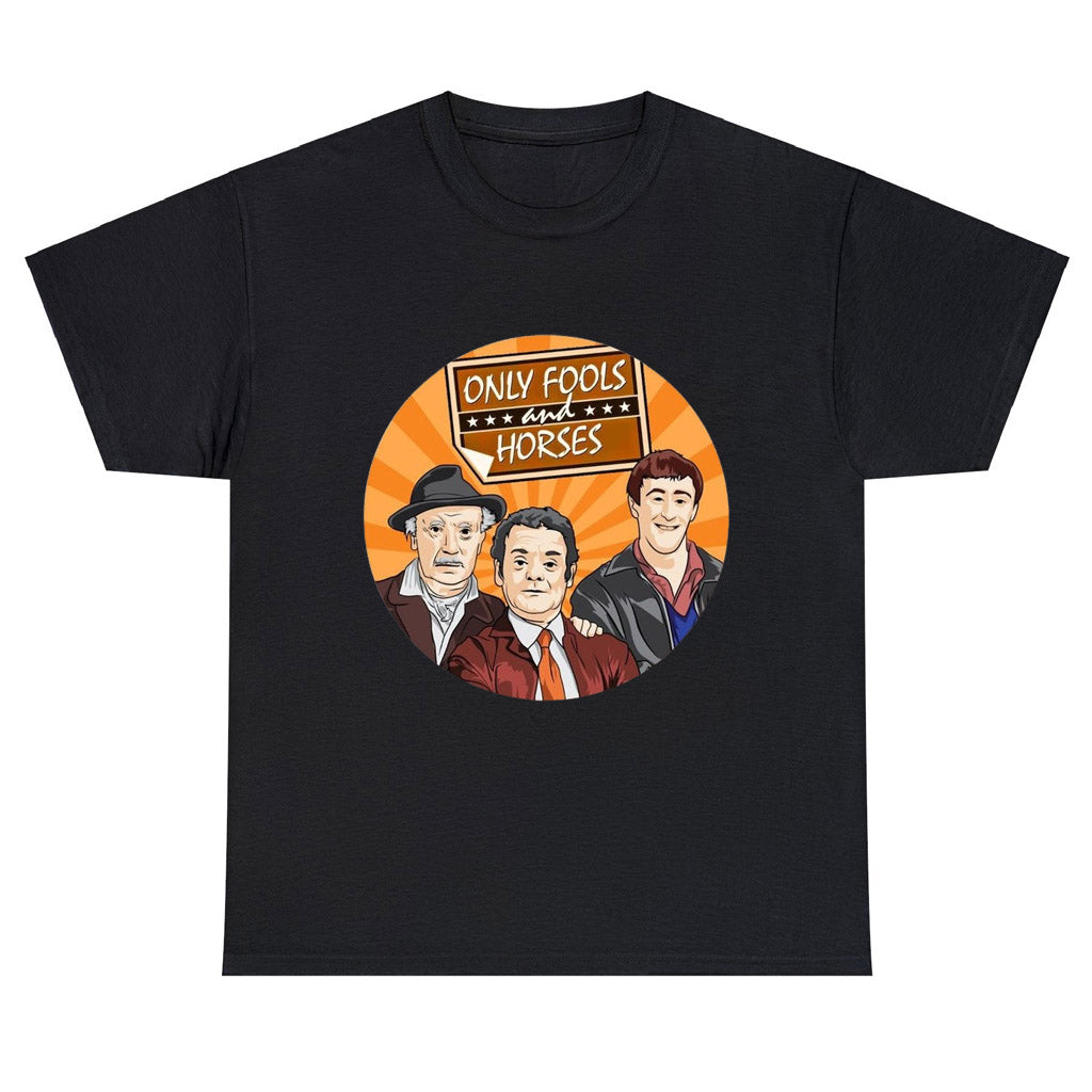 Only Fools and Horses Retro Comedy TV Show Logo Unisex Men's T Shirt Size S to 3XL