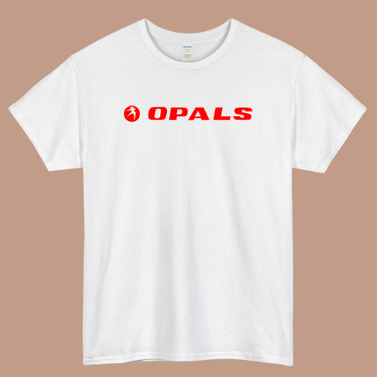 Opals Tyres Logo Mens Unisex Short Sleeve White T-Shirt Size S-3XL