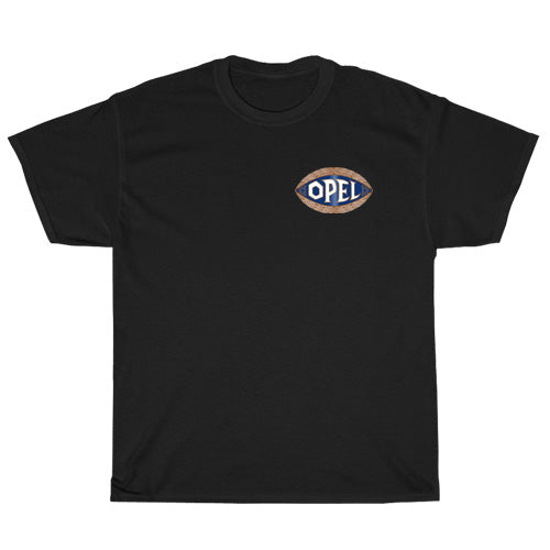 Opel Classic Logo Mens Unisex Short Sleeve Black T-Shirt Size S-3XL