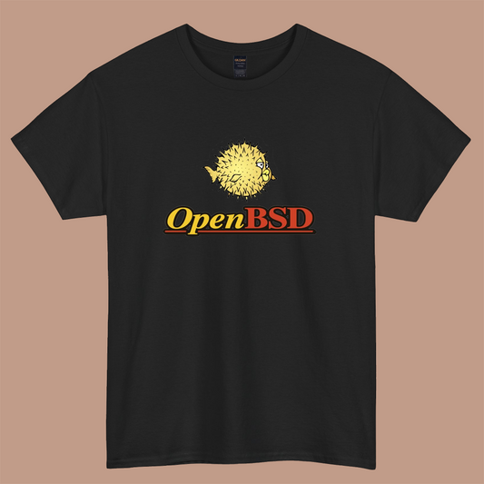 OpenBSD LOGO short sleeve t shirt S-3XL -P