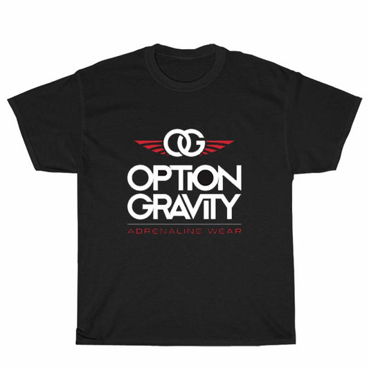 Option Gravity Logo Unisex Men's T Shirt Size S to 3XL