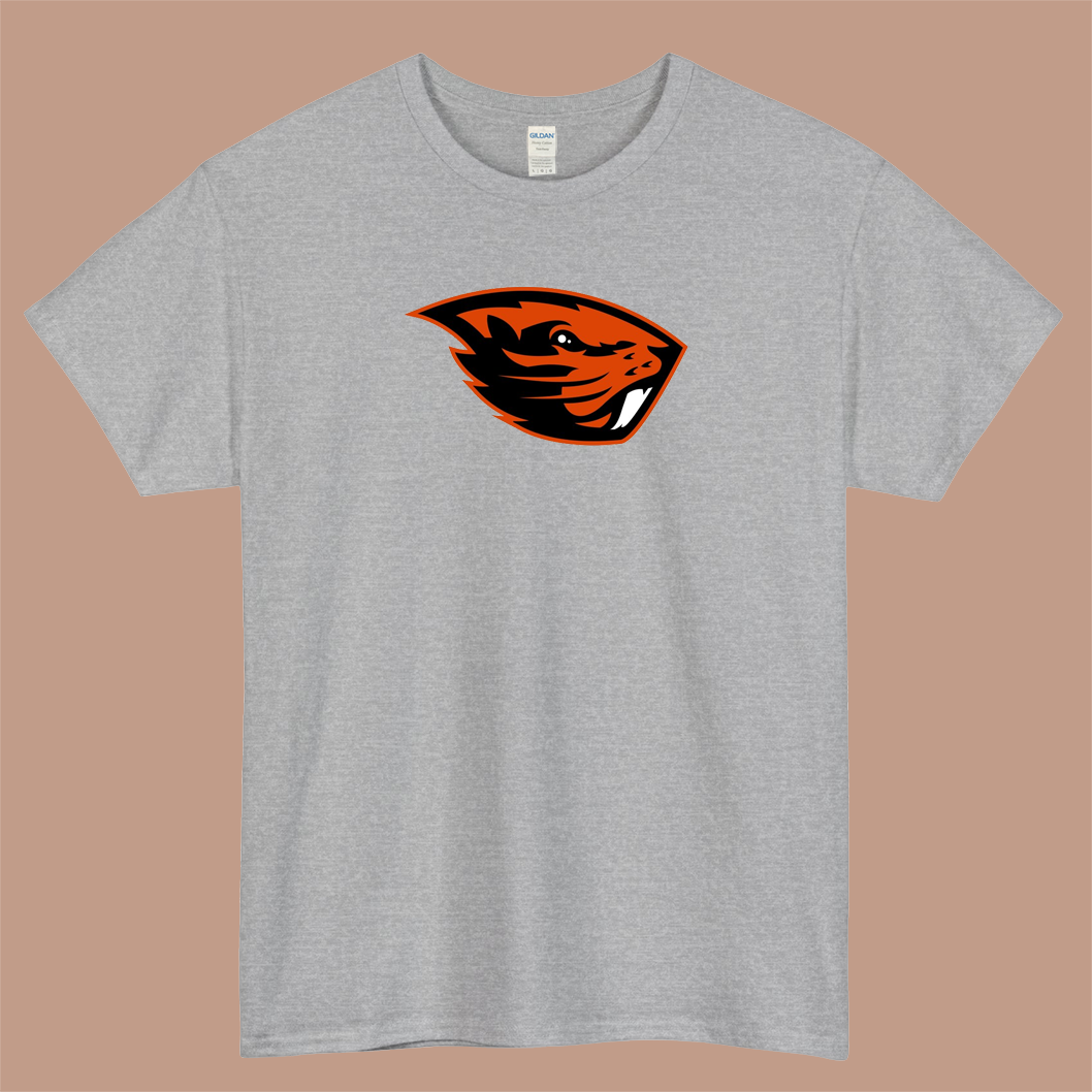 Oregon State Beavers Logo Mens Unisex Short Sleeve T-Shirt Size S-3XL - P