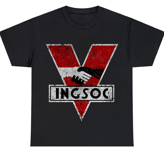 Orwell 1984 Logo Men's Unisex T Shirt Size S to 3XL