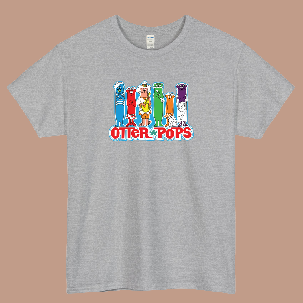 Otter Pops Logo Mens Unisex Short Sleeve T-Shirt Size S-3XL - P