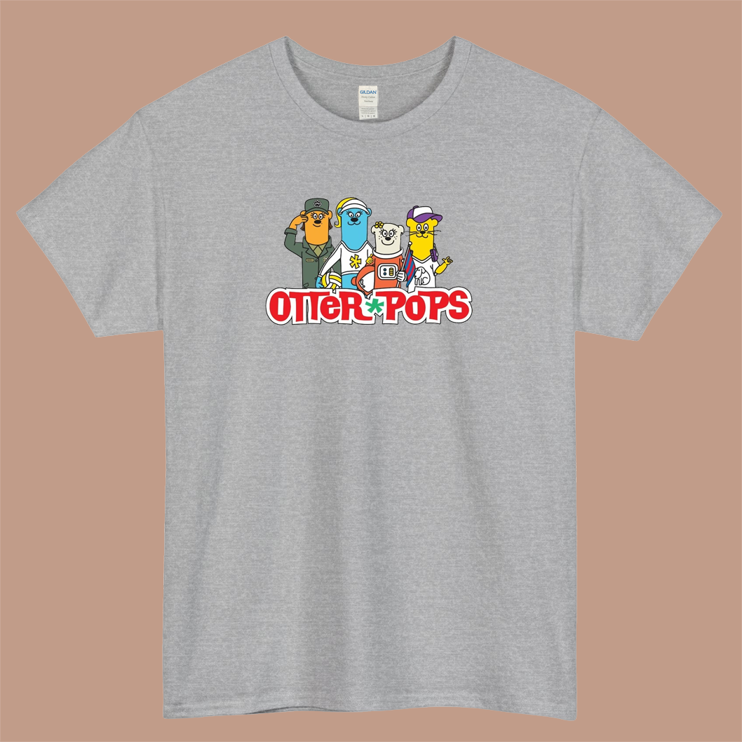 Otter Pops Outnumber Female Mascots Logo Mens Unisex Short Sleeve T-Shirt Size S-3XL - P