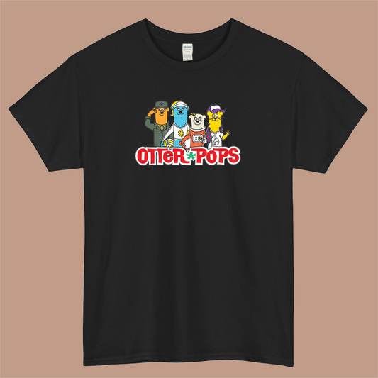 Otter Pops Outnumber Female Mascots Logo Mens Unisex Short Sleeve T-Shirt Size S-3XL - P