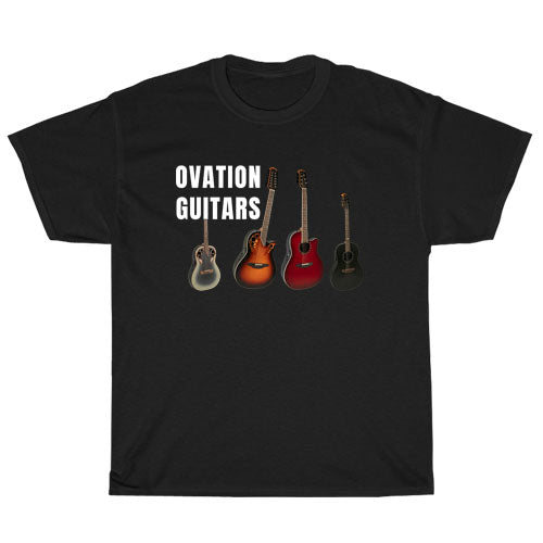 Ovation Guitar Company Logo Unisex Men's T Shirt Size S to 3XL