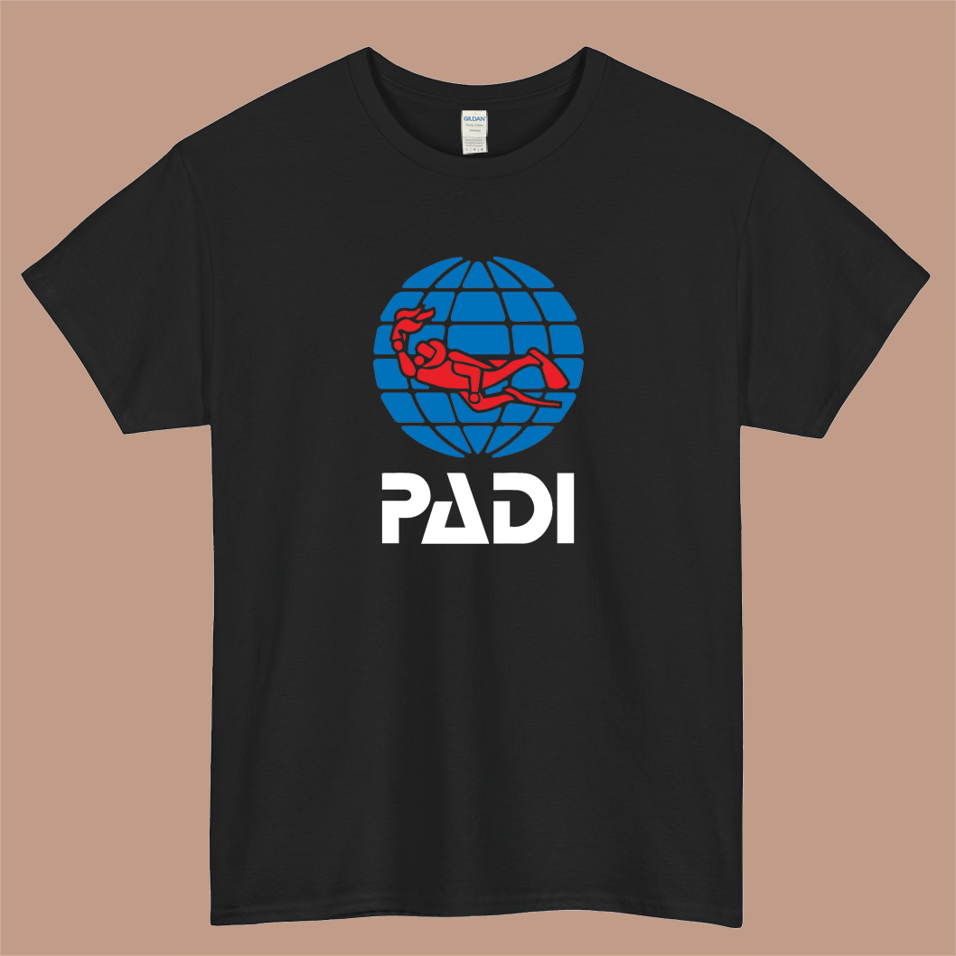 PADI Logo Mens Unisex Short Sleeve T-Shirt Size S-3XL