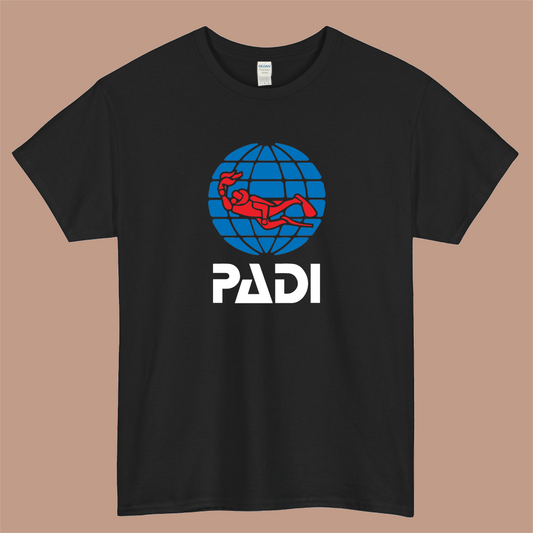 PADI Logo Mens Unisex Short Sleeve T-Shirt Size S-3XL