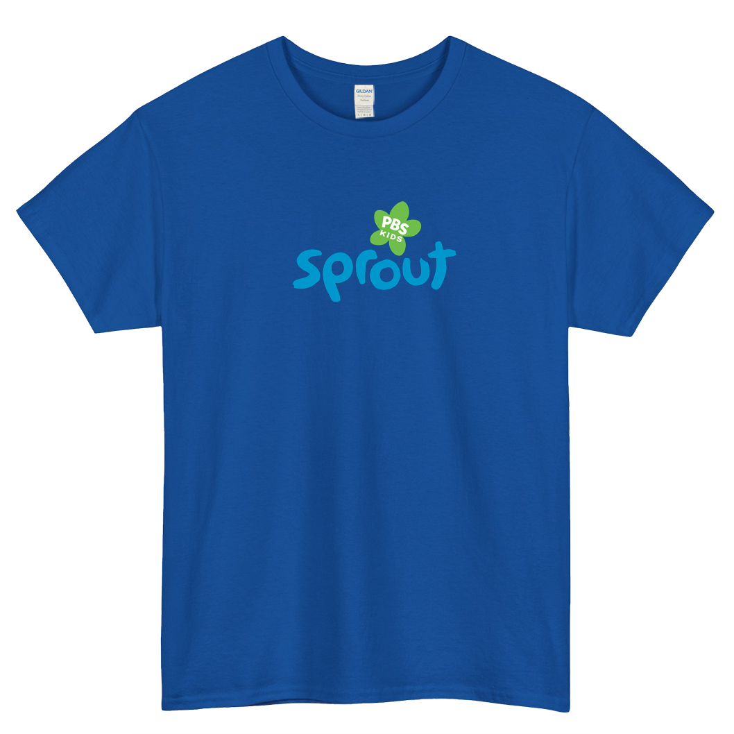 PBS KIDS SPROUT LOGO 1 SHORT SLEEVE T SHIRT -P