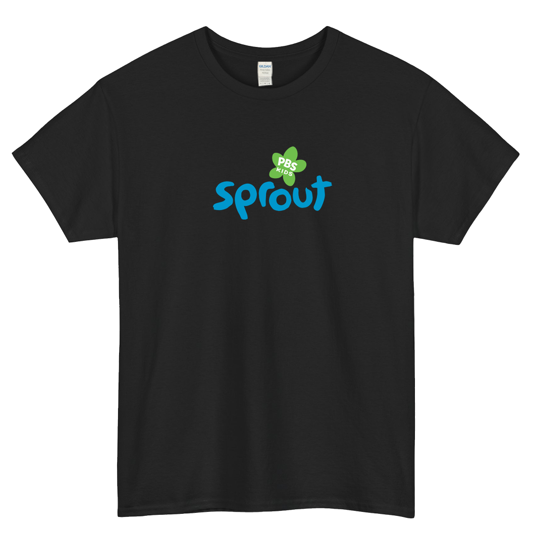 PBS KIDS SPROUT LOGO 1 SHORT SLEEVE T SHIRT -P