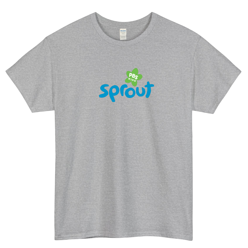 PBS KIDS SPROUT LOGO 1 SHORT SLEEVE T SHIRT -P