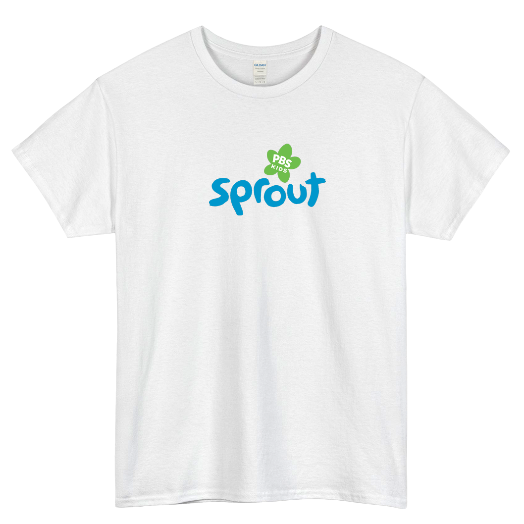 PBS KIDS SPROUT LOGO 1 SHORT SLEEVE T SHIRT -P