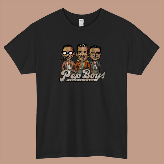 PEP BOYS old and glorious Vintage Logo Mens Unisex Short Sleeve T-Shirt Size S-3XL - P