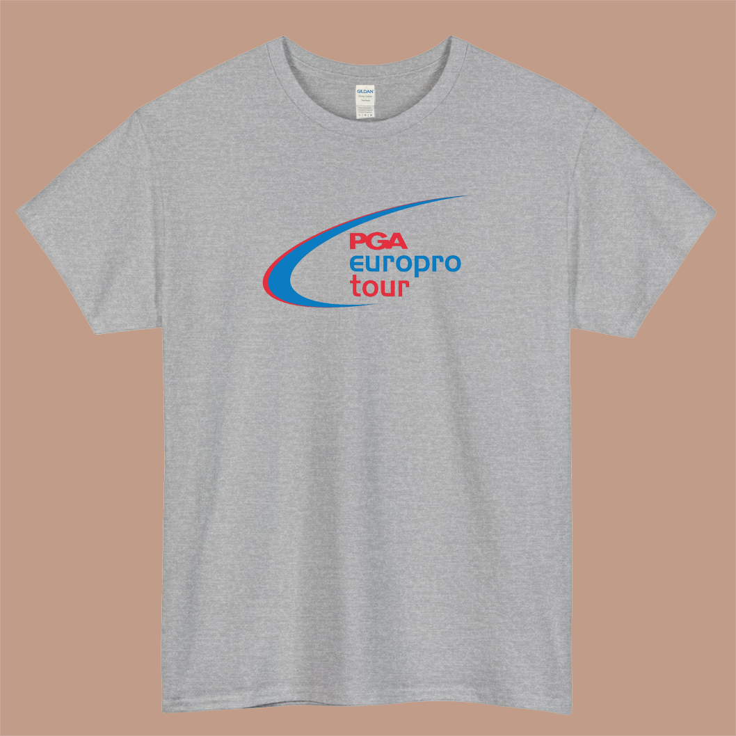 PGA Europro Tour Logo Mens Unisex Short Sleeve T-Shirt Size S-3XL - P
