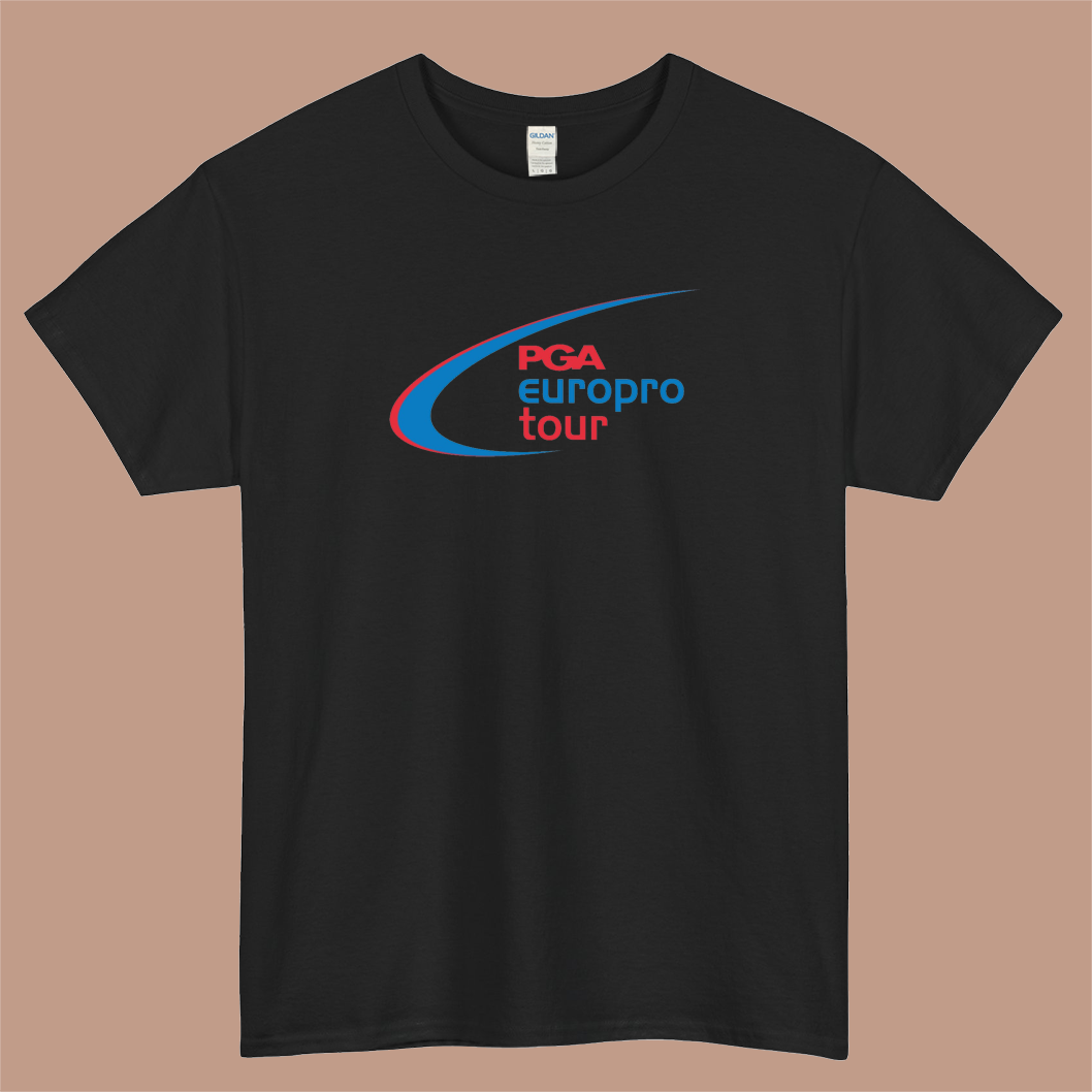 PGA Europro Tour Logo Mens Unisex Short Sleeve T-Shirt Size S-3XL - P