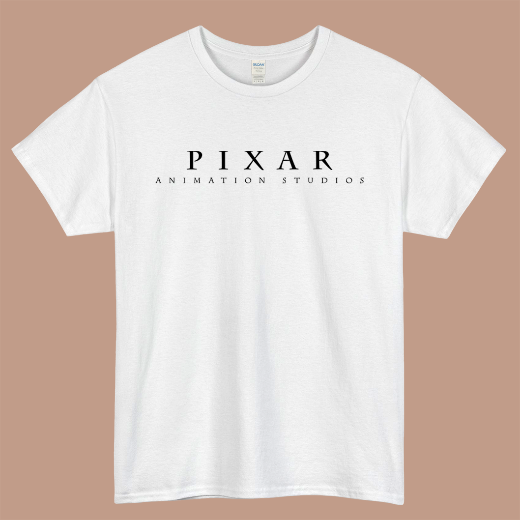PIXAR Studios Logo Mens Unisex Short Sleeve White T-Shirt Size S-3XL