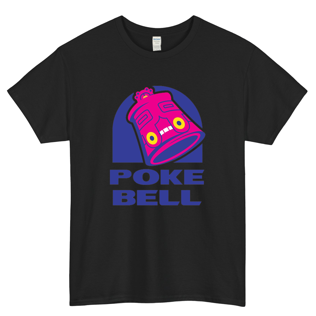 POKE BELL Logo Mens Unisex Short Sleeve T-Shirt Size S-3XL - P