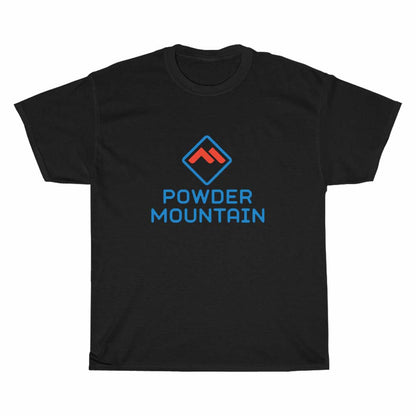 POWDER MOUNTAIN SKI RESORT logo Men's Unisex T Shirt Size S to 3XL