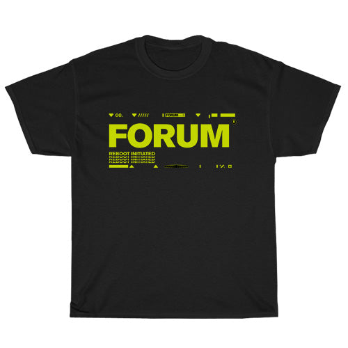 PREMIUM FORUM SNOWBOARD LOGO Mens Unisex Short Sleeve Black T-Shirt Size S-3XL