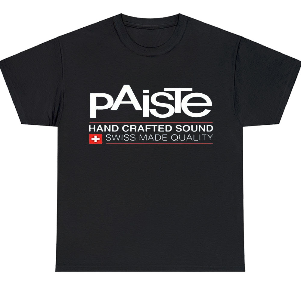 Paiste Hand Crafted Sound Logo Men's Unisex T Shirt Size S to 3XL
