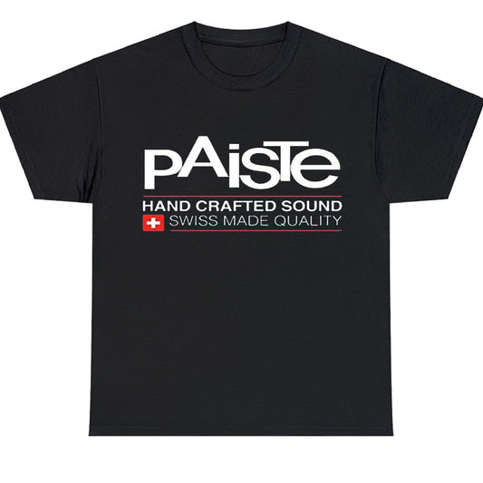 Paiste Hand Crafted Sound Logo Men's Unisex T Shirt Size S to 3XL