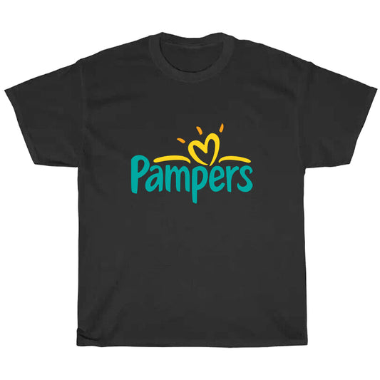 Pampers Logo Men's Unisex T Shirt Size S to 3XL