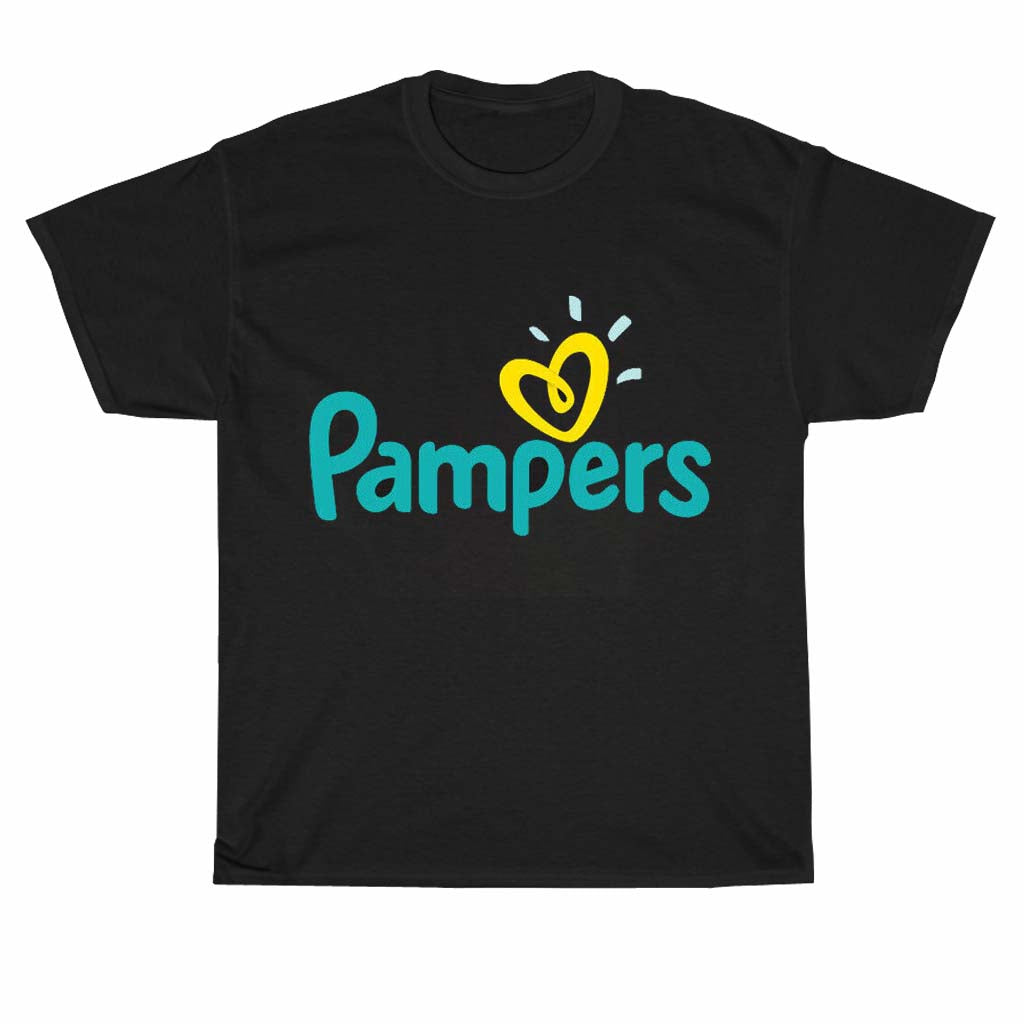 Pampers Swaddlers Diapers Logo Unisex Men's T Shirt Size S to 3XL
