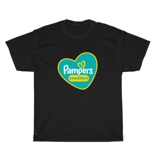 Pampers Swaddlers Diapers Logo Men's Unisex T Shirt Size S to 3XL