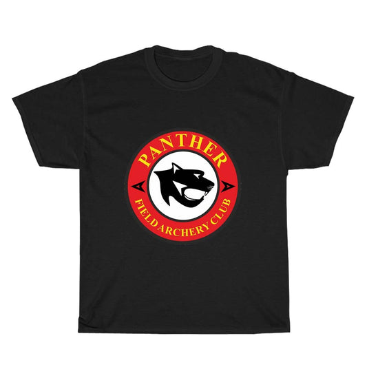 Panther Field Archery Club Logo Men's Unisex T Shirt Size S to 3XL