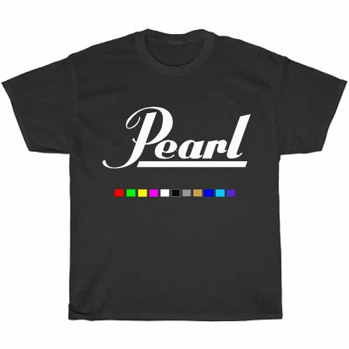 Pearl Drums Cymbals Logo Men's Unisex T Shirt Size S to 3XL