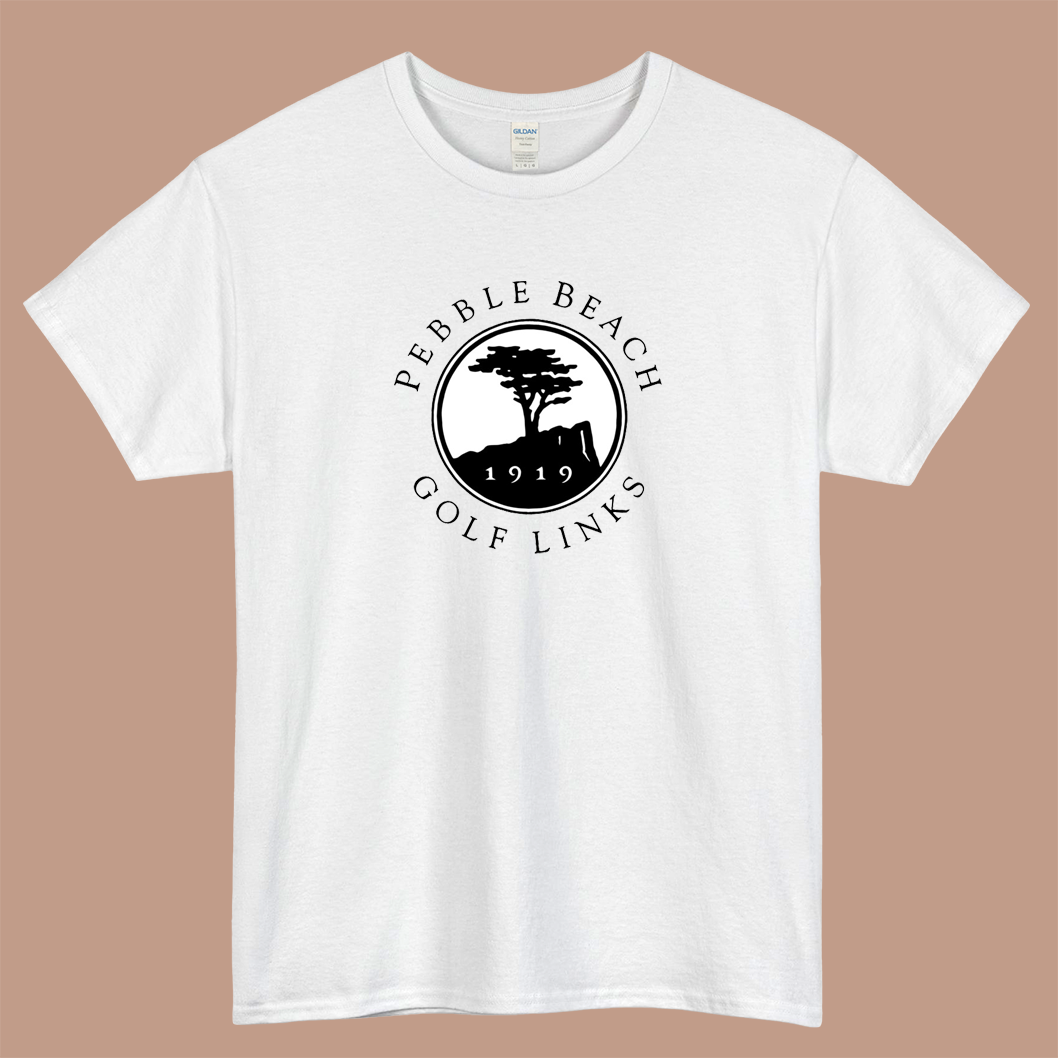Pebble Beach Logo Mens Unisex Short Sleeve T-Shirt Size S-3XL - P