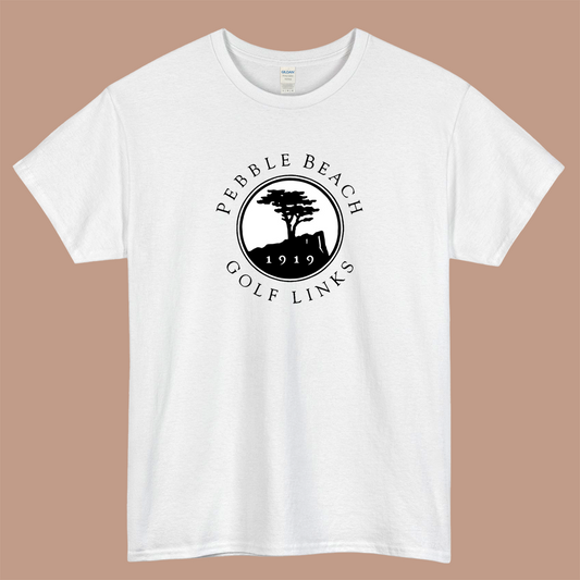 Pebble Beach Logo Mens Unisex Short Sleeve T-Shirt Size S-3XL - P