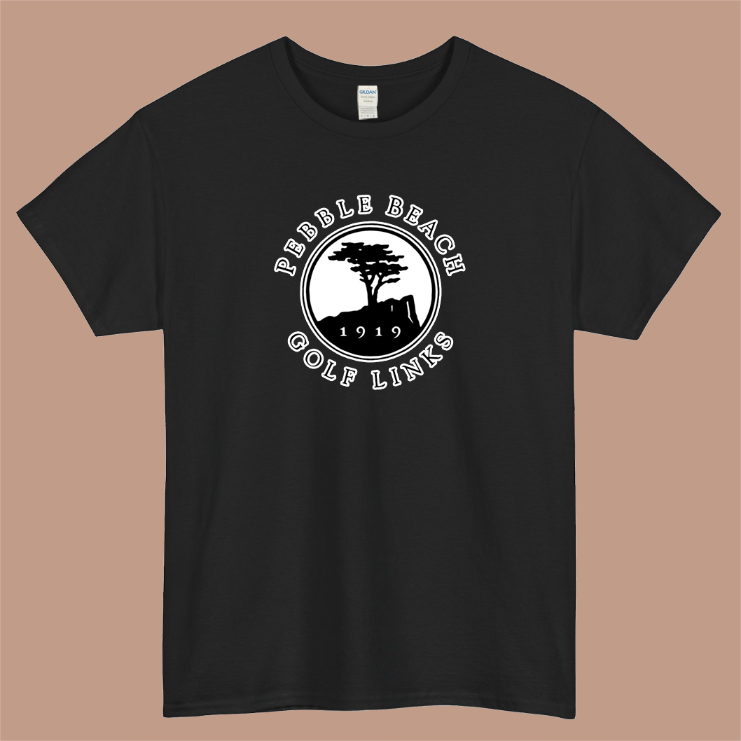 Pebble Beach Logo Mens Unisex Short Sleeve T-Shirt Size S-3XL - P