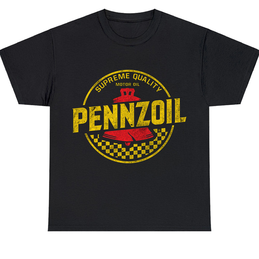 Pennzoil oil Logo Men's Unisex T Shirt Size S to 3XL