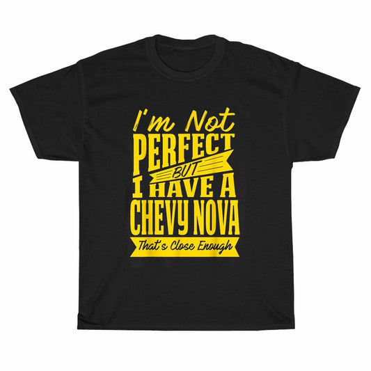 Perfect With Chevy Logo Men's Unisex T Shirt Size S to 3XL