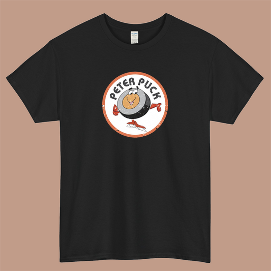 Peter Hockey Sport Puck Logo Mens Unisex Short Sleeve T-Shirt Size S-3XL - P