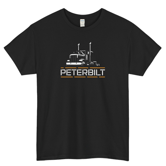 Peterbilt Shirts Old Trucker Gifts 2 LOGO SHORT SLEEVE T SHORT S-3XL - P