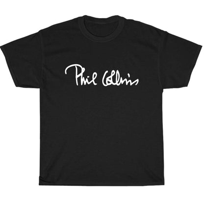 Phil Collins Sign Logo Men's Unisex T Shirt Size S to 3XL