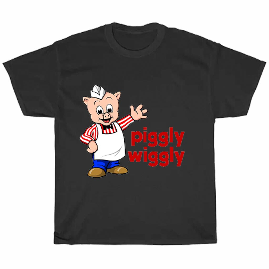 Piggly Wiggly Grocery Store Logo Men's Unisex T Shirt Size S to 3XL