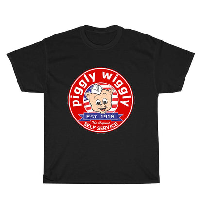 Piggly Wiggly Logo Men's Unisex T Shirt Size S to 3XL
