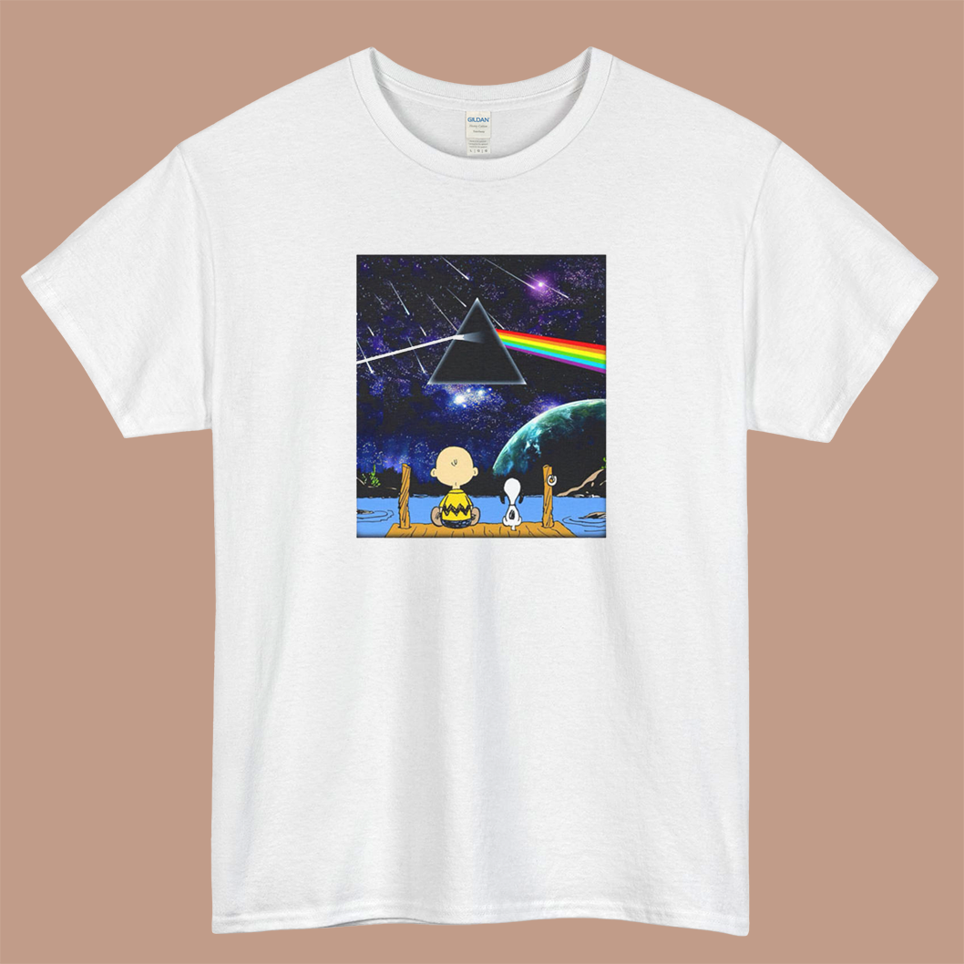 Pink Floyd The Dark Side Of The Moon Logo Mens Unisex Short Sleeve T-Shirt Size S-3XL - P