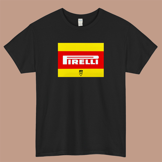 Pirelli Vintage Tire Emblem Logo Mens Unisex Short Sleeve T-Shirt Size S-3XL - P