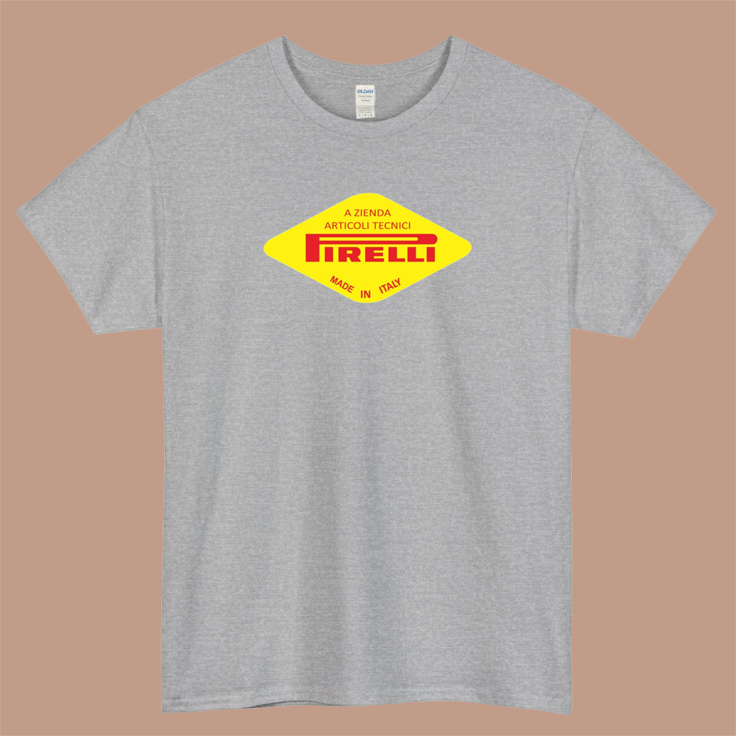Pirelli a Zienda Articoli Tecnici Logo Mens Unisex Short Sleeve T-Shirt Size S-3XL - P