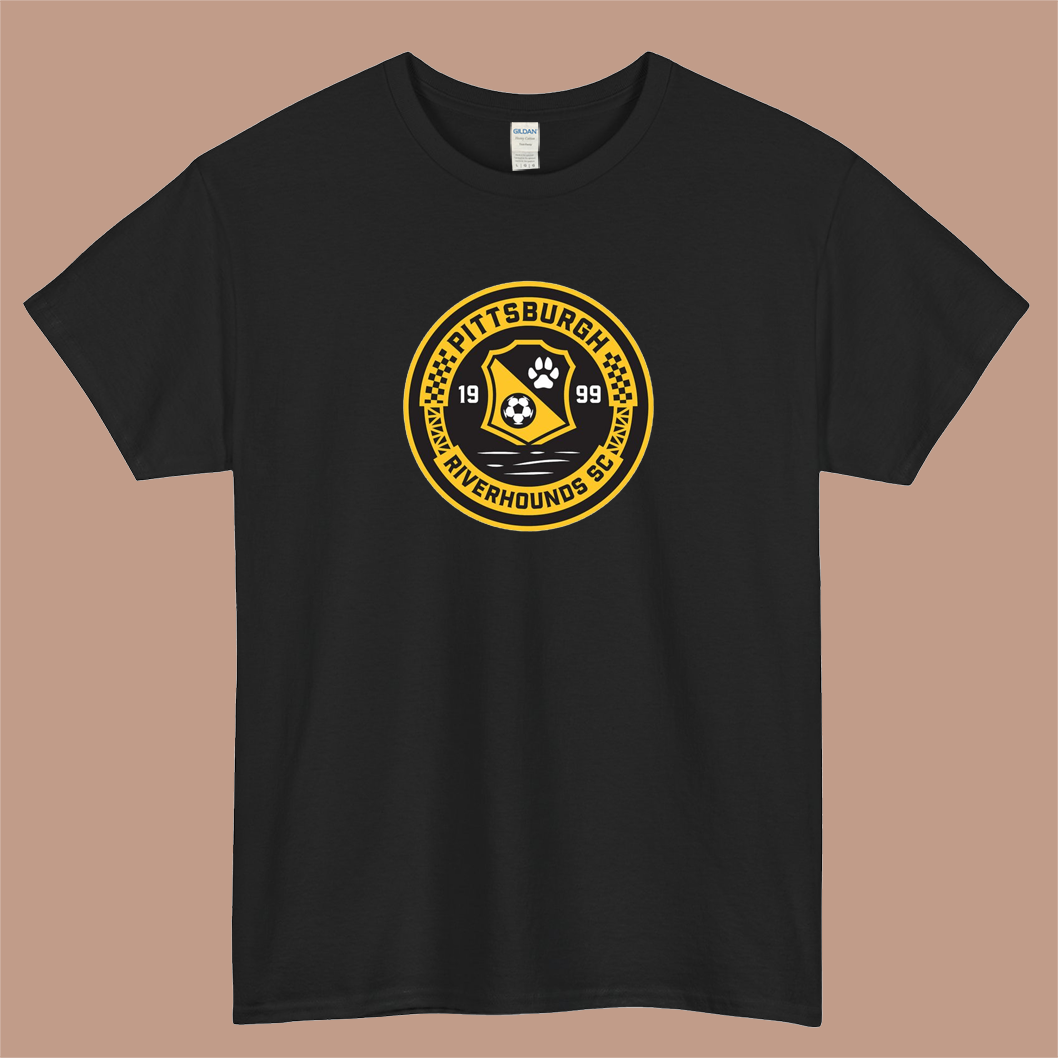 Pittsburgh Riverhounds Logo Mens Unisex Short Sleeve T-Shirt Size S-3XL - P