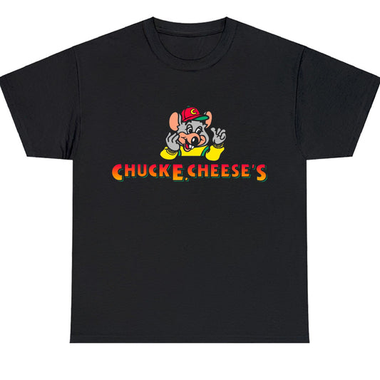 Chuck E Cheese USA Logo Men's Unisex T Shirt Size S to 3XL