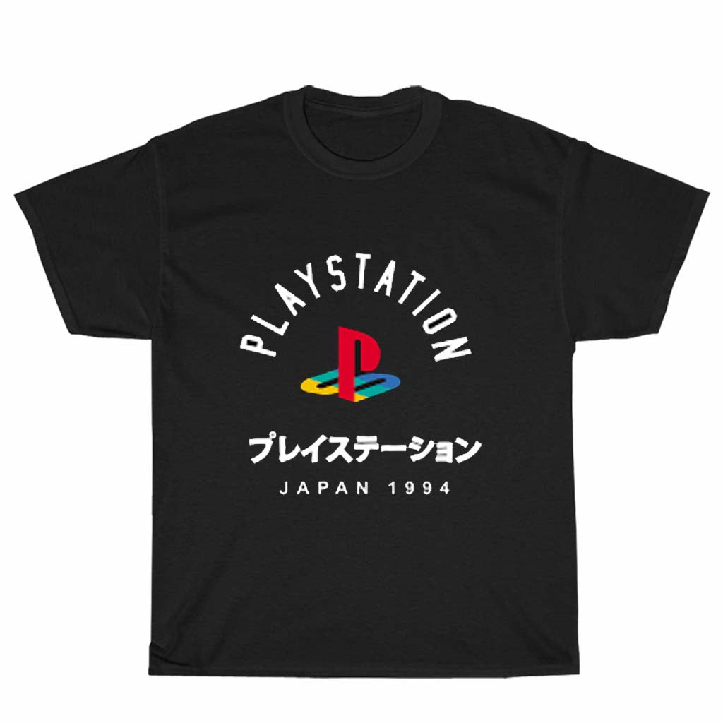Playstation Japan Kanji Logo Unisex Men's T Shirt Size S to 3XL