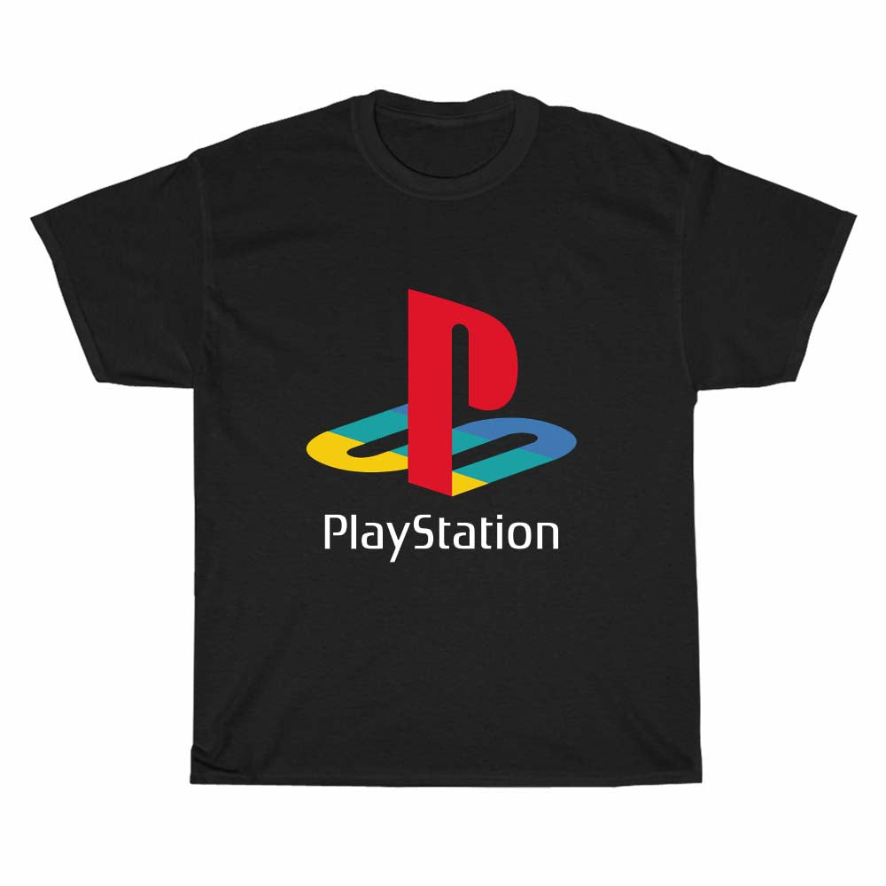 Playstation Play Station Logo Men's Unisex T Shirt Size S to 3XL