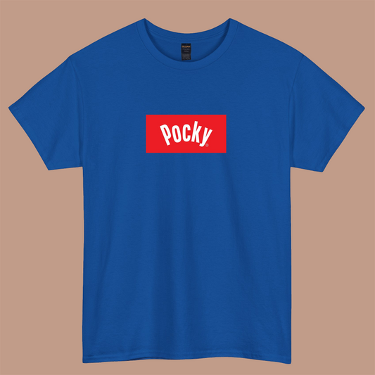 pocky logo short sleeve t shirt S-3XL-P